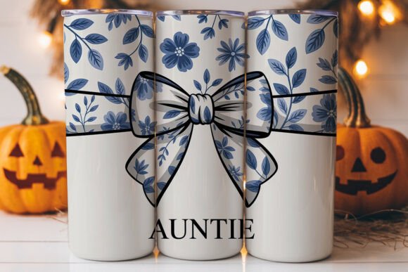 Auntie Niece Floral Tumbler Wrap
