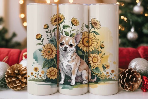 Chihuahua Sunflower Tumbler Wrap Review