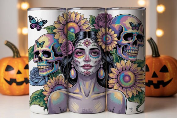 Day of the Dead Holographic Tumbler Wrap Review