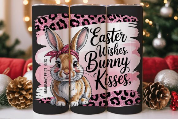 Easter Bunny Kisses Tumbler Wrap