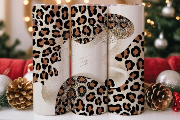Leopard Print Glitter Tumbler Wrap Review