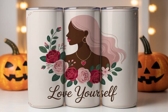 Love Yourself Tumbler Wrap Review for Embroidery Projects