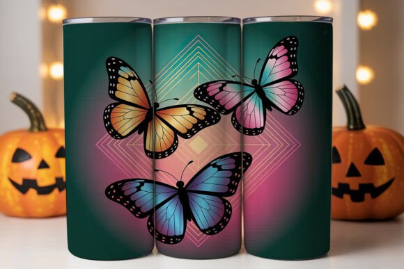 Magical Butterflies Tumbler Wrap