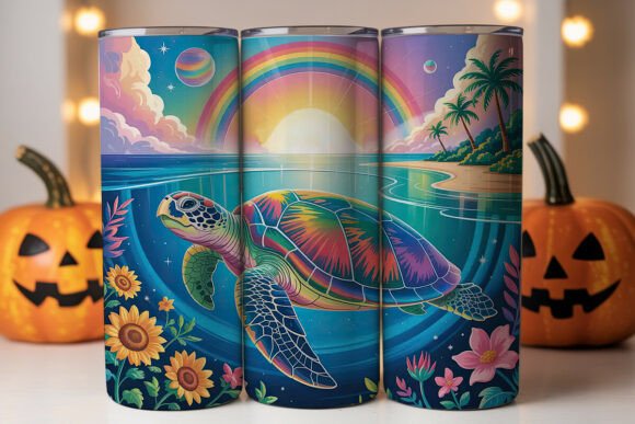 Magical Turtle Tumbler Wrap