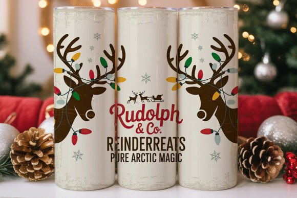 Reindeer Treats Christmas 20oz Tumbler