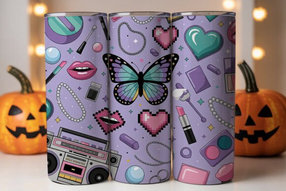 Retro 80s 90s Vibe Tumbler Wrap Design Review