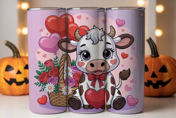 Valentine's Cow Tumbler Wrap Review